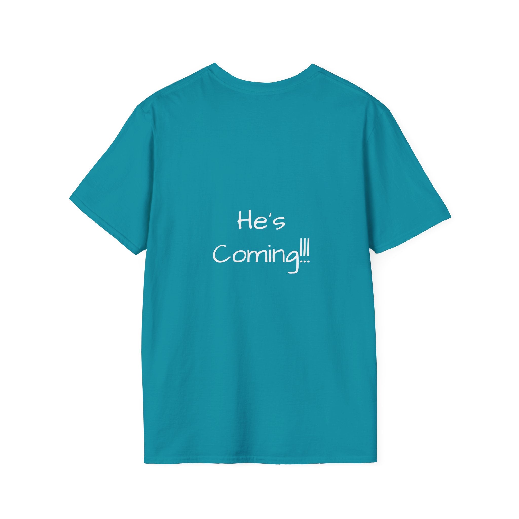 Stay Ready graphic tee in tropical blue