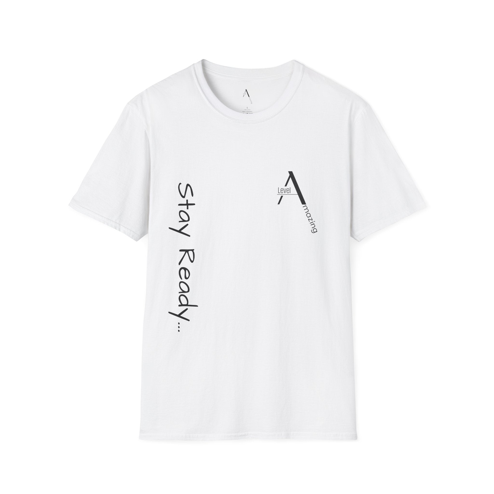Stay Ready graphic tee in white