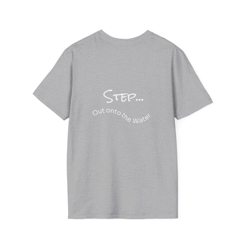 Step Out graphic tee in sport grey