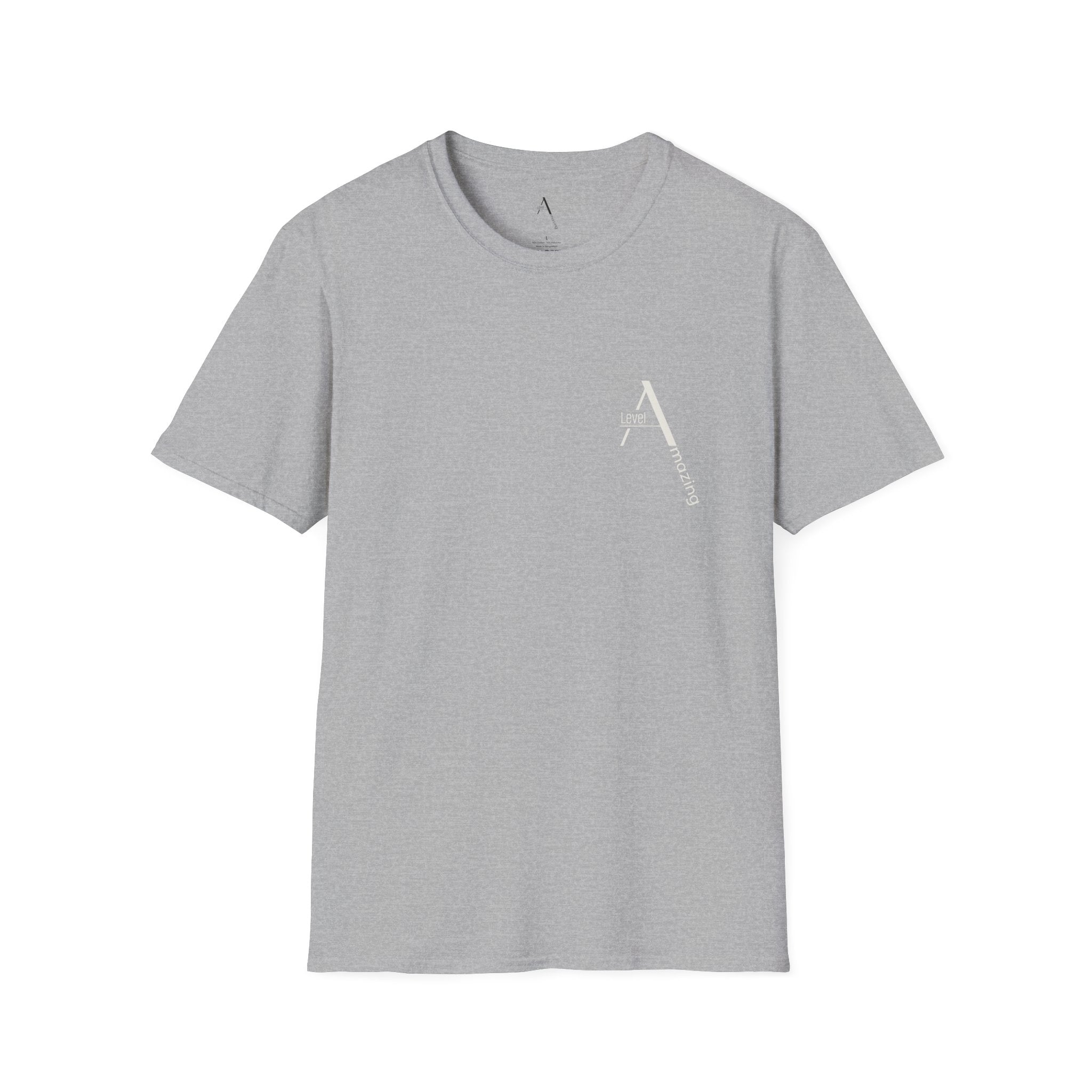 Step Out graphic tee in sport grey