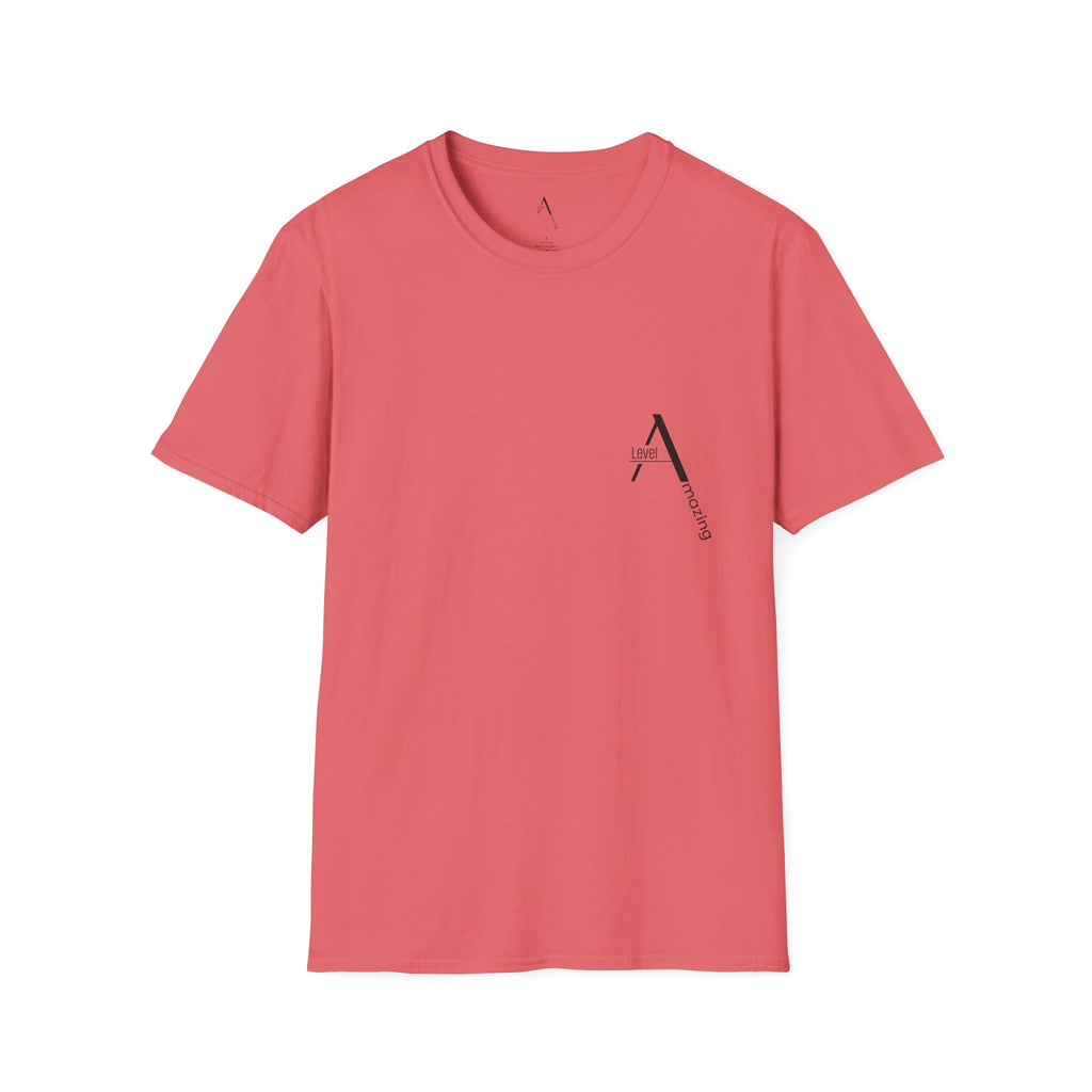 Still Hot graphic tee in coral silk