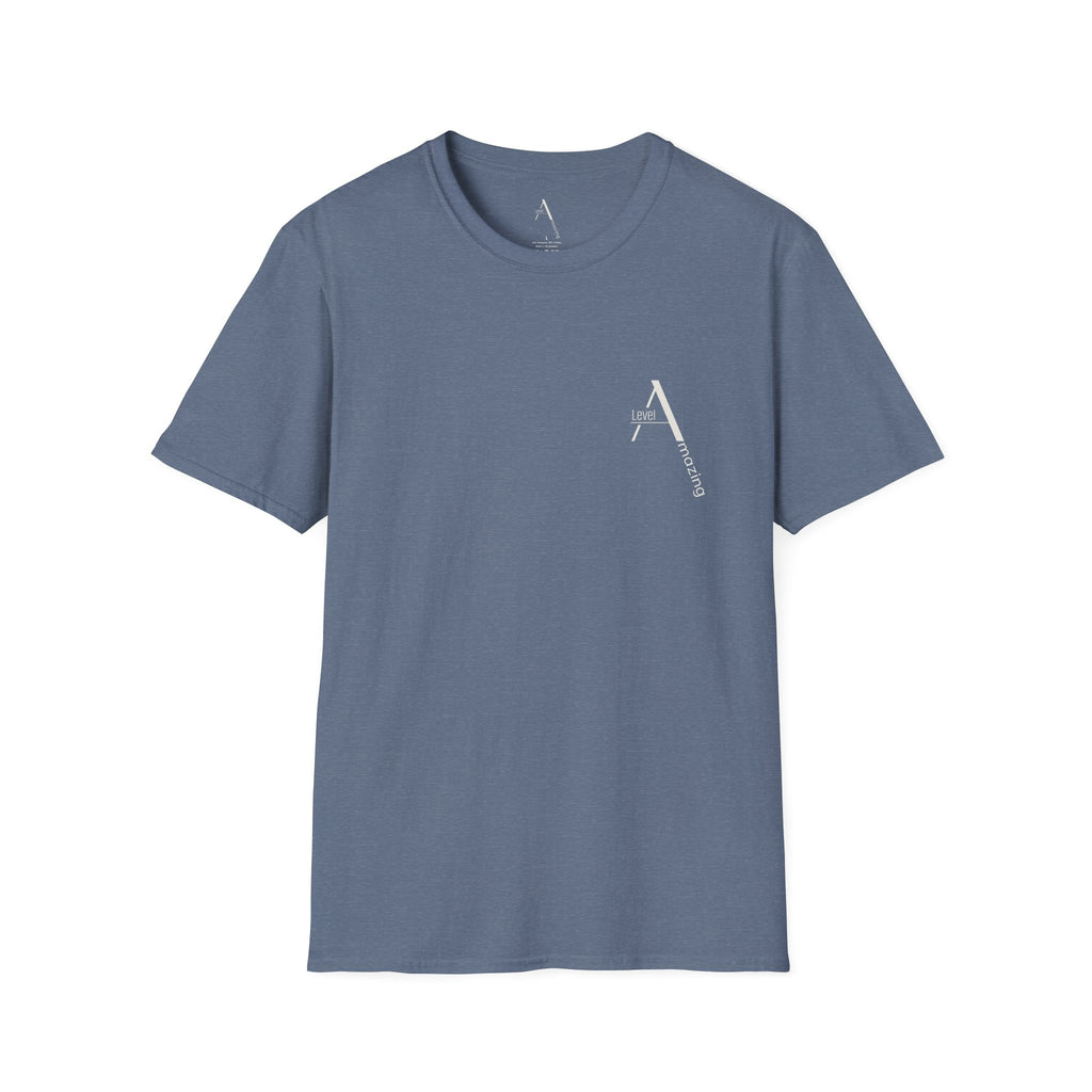 Still Hot graphic tee in heather indigo