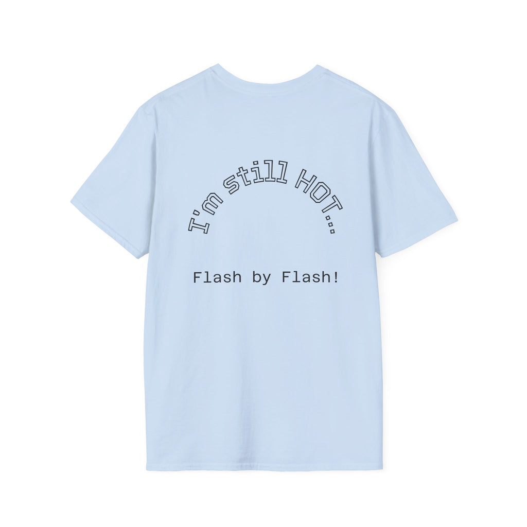 Still Hot graphic tee in light blue