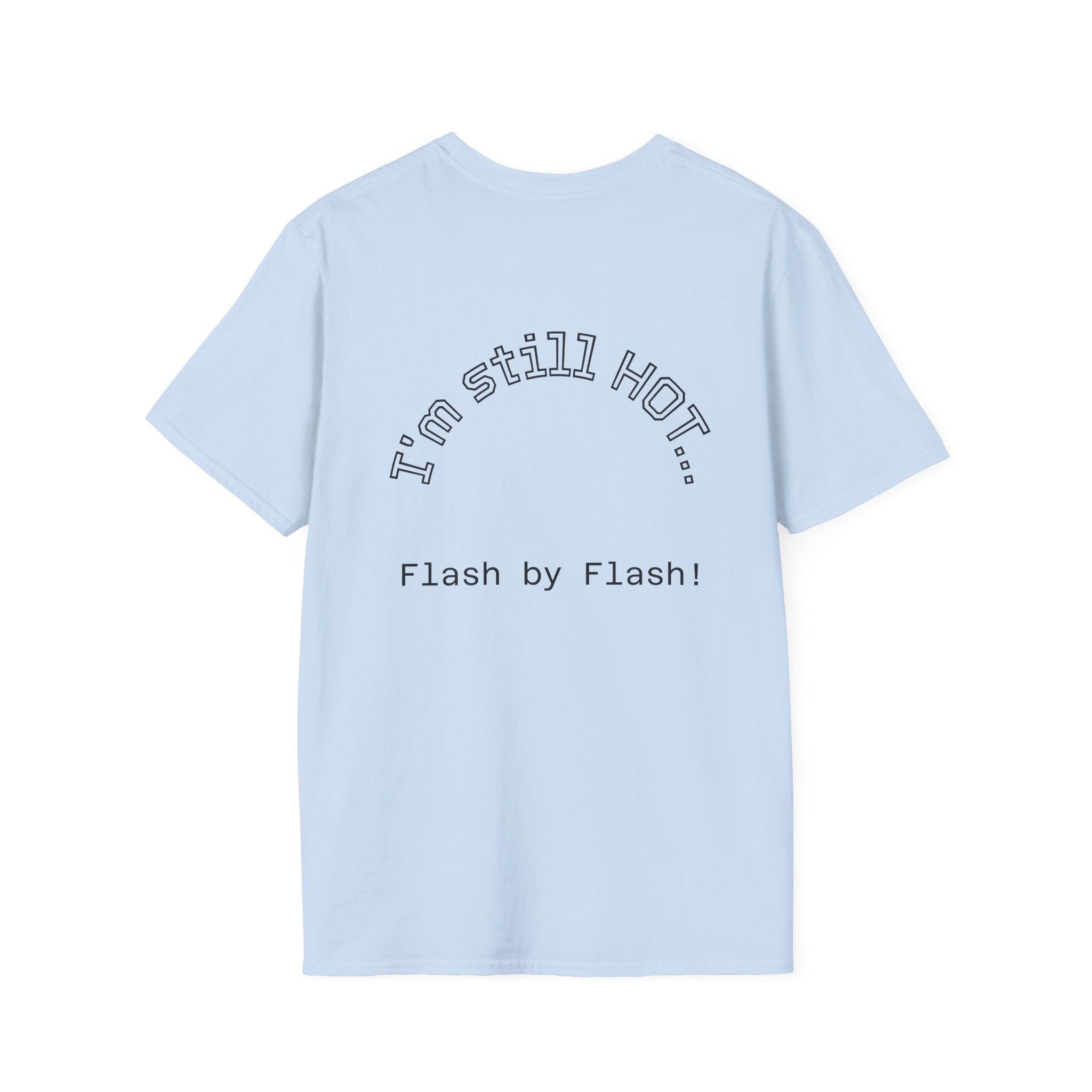 Still Hot graphic tee in light blue