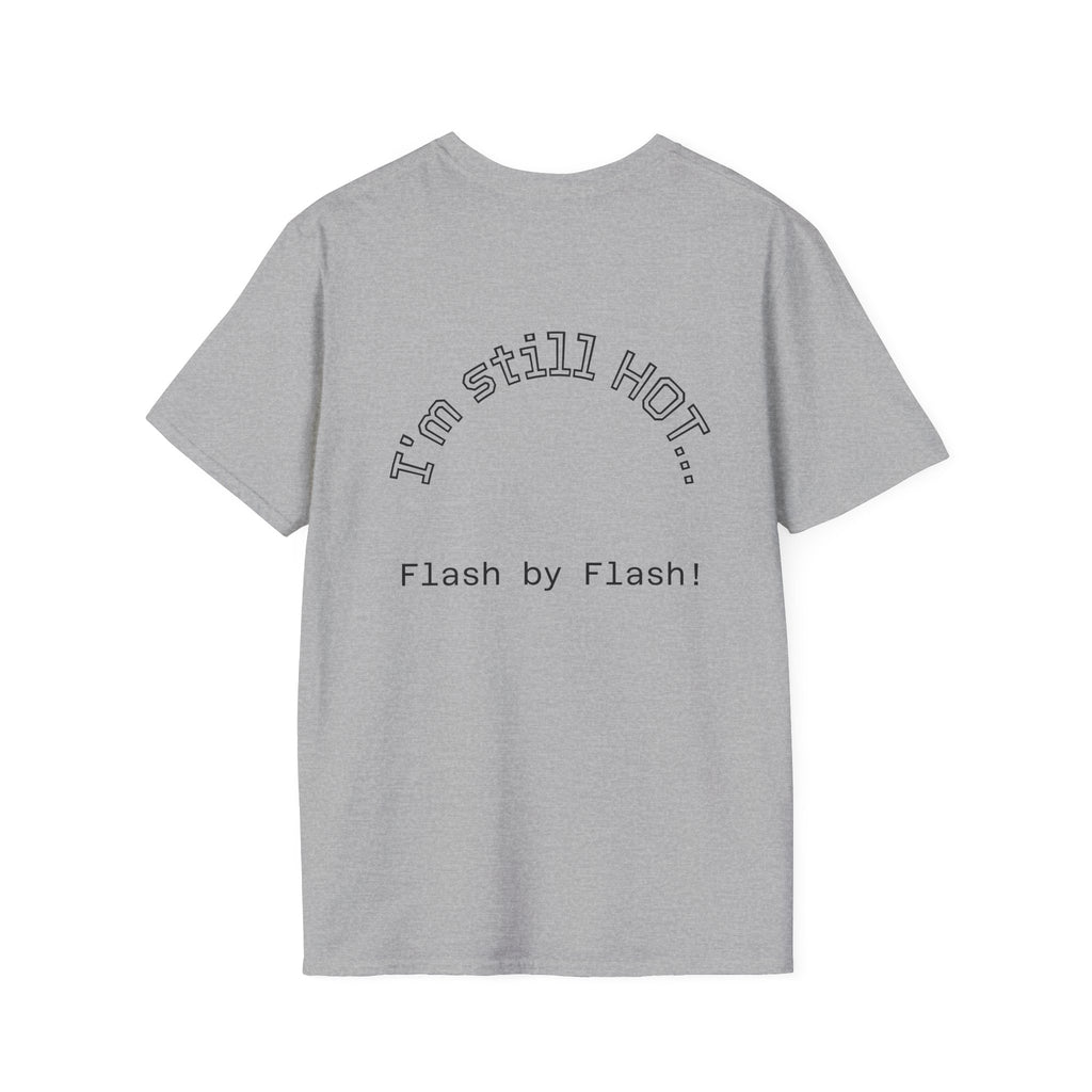 Still Hot graphic tee in sport grey