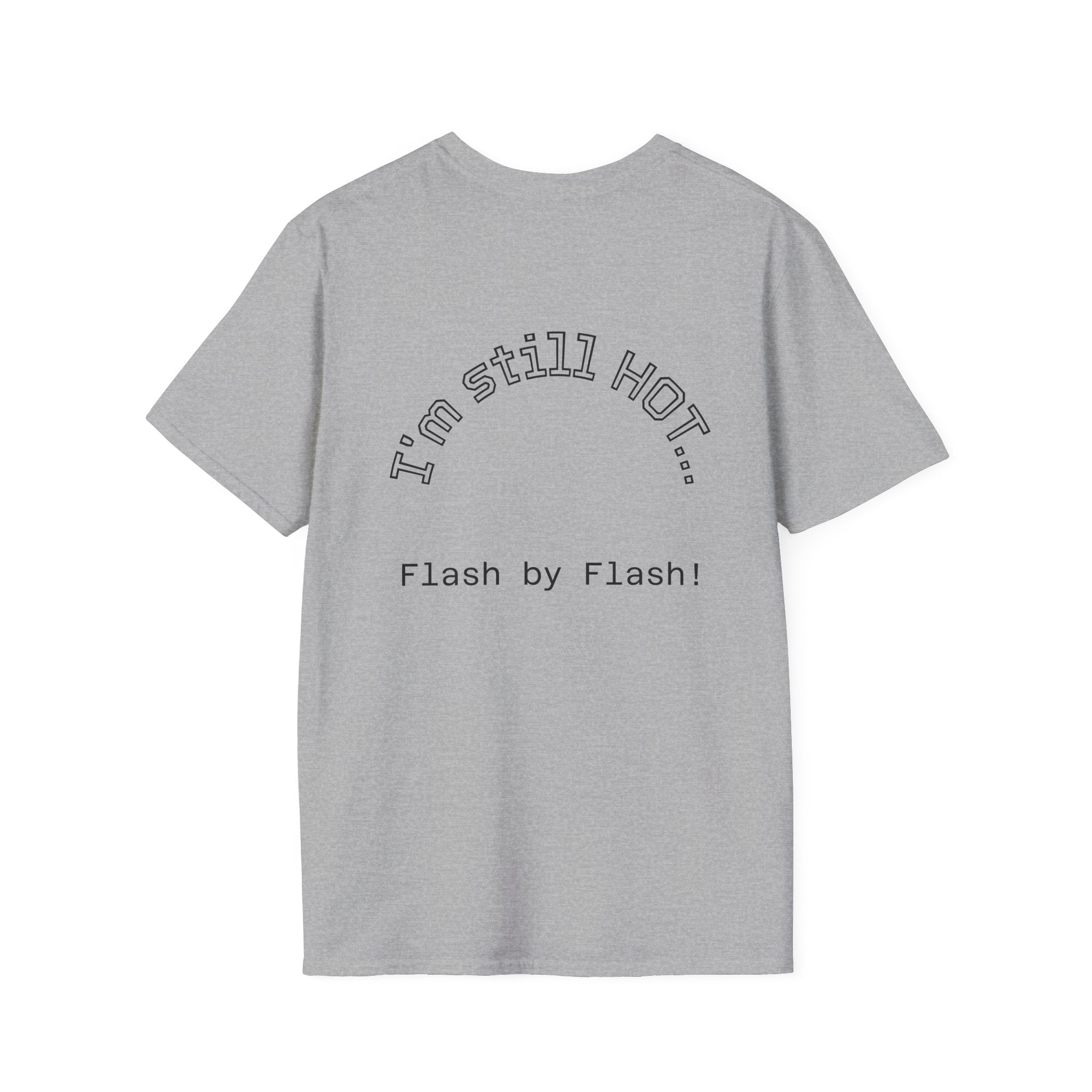 Still Hot graphic tee in sport grey